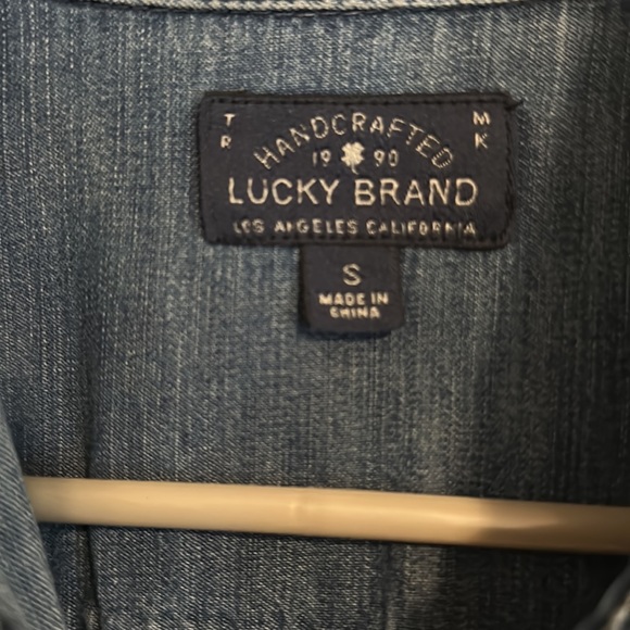 Lucky Brand Button Down Denim - Picture 2 of 2